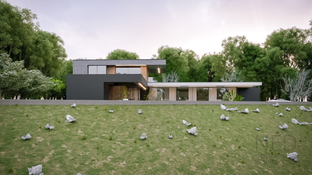projekt moderného domu